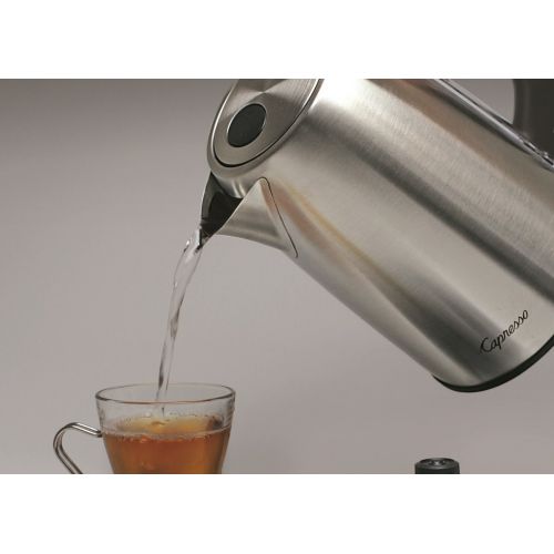  Capresso 277.05 H2O Steel Water Kettle, Silver