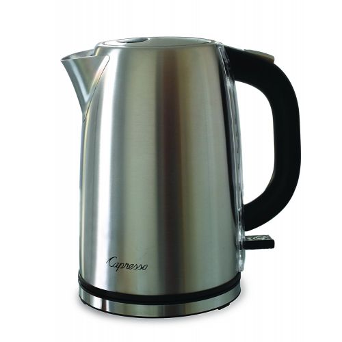  Capresso 277.05 H2O Steel Water Kettle, Silver