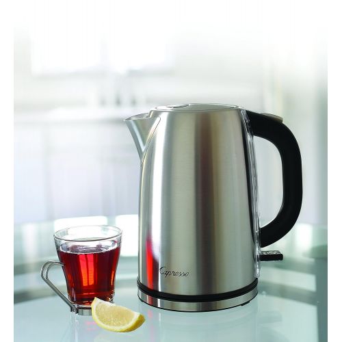  Capresso 277.05 H2O Steel Water Kettle, Silver