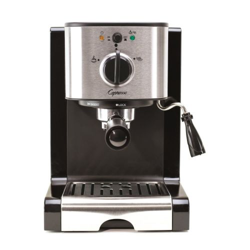  Capresso Pump Espresso & Cappuccino Machine Bundle w/Frother, Pitcher & Tamper