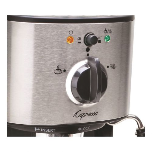  Capresso Pump Espresso & Cappuccino Machine Bundle w/Frother, Pitcher & Tamper