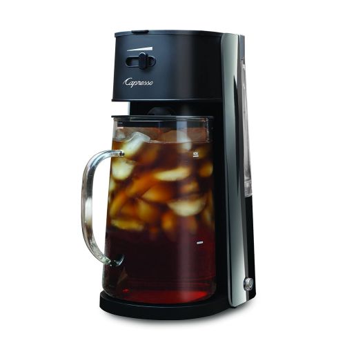  Capresso Iced Tea maker with 80oz Glass Carafe and Removable Water Tank (Black)