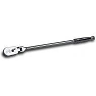 [아마존베스트]Capri Tools 1/2-Inch Drive Low Profile Flex-Head Ratchet, True 72-Tooth, 5-Degree Swing Arc, 180-Degree Flex-Head (CP12500FX)