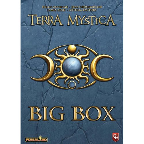  Capstone Games Terra Mystica: Big Box - Contains: Terra Mystica: Base Game, Fire & Ice Expansion, Merchants of The Seas Expansion by Automa Factory. Ages 14+, 1-5 Players, 30 Min P