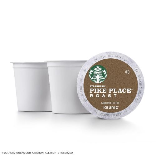 스타벅스 Capsule coffee Starbucks Pike Place Roast Medium Roast Single Cup Coffee for Keurig Brewers, 4 Boxes of 24 | Great Holiday Gift for Coffee Lovers