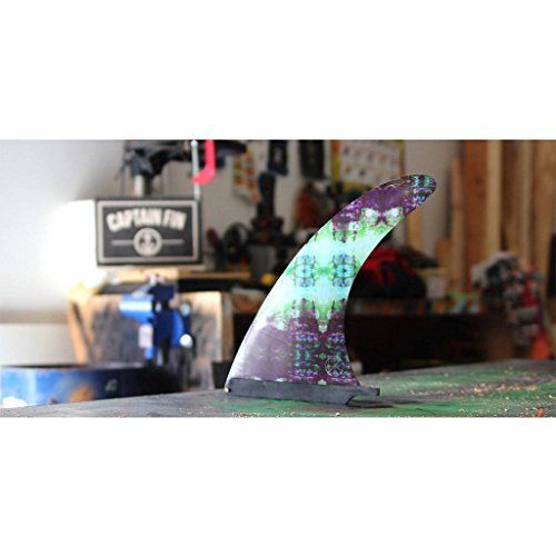  Captain Fin Co. Kassia Meador Tie Dye 9.8 Surfboard Fin, Art Print