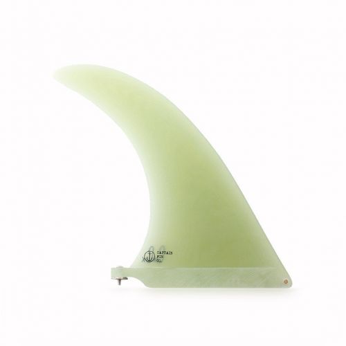  Captain Fin Co. Chris Christenson Tracker 9.5 Surfboard Fin, Clear