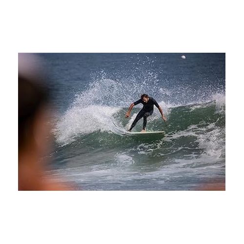  Captain Fin Co. | Tyler Warren Twin Surfboard Fins | (Single TAB) Twin Fin Set | Black