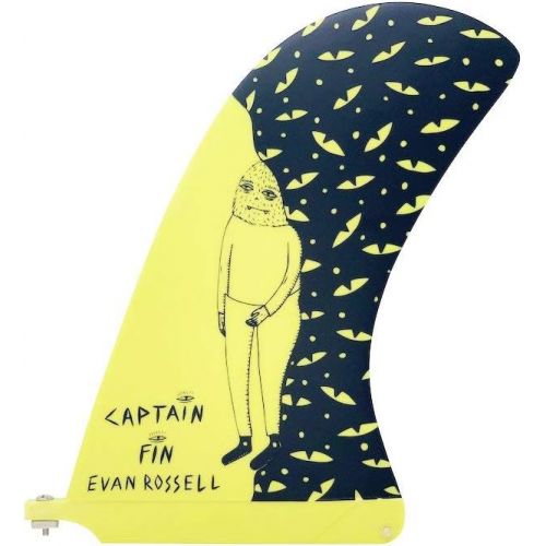  Captain Fin Co. | Evan ROSSELL HF 10 Surfboard Fin | Longboard | Yellow