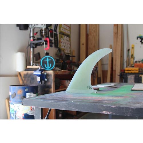  Captain Fin Co. Christenson 10 Longboard Fin Clear