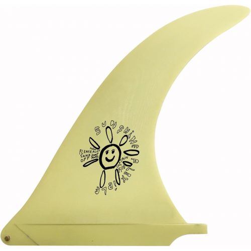  Captain Fin Co. Alex Knost Sunshine 10 Inch Surfboard Fin - Longboard Fin - Yellow
