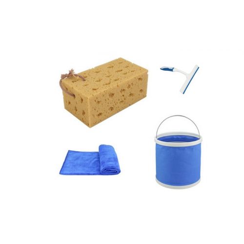  Car Wash Sponge Bucket Towel Auto Cleaner Tool Blade