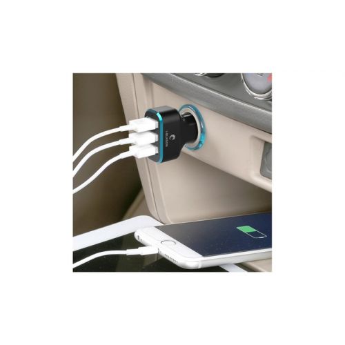  Car Charger, i-Blason 7.2A 3 Smart USB Port Cart- 3 USB