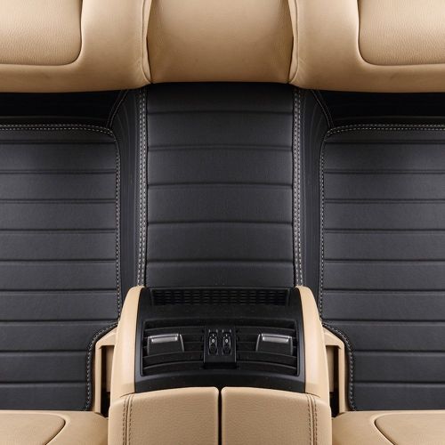  Car Charm Automobile Car Charm Custom Heavy Duty High-Grade Waterproof Leather Car Carpet Double Floor Floor Matsfor Mercedes Benz GLE Class GLE300d 350 350d 400 500 550 GLE 43AMG 450AMG 63AMG (GLE SU