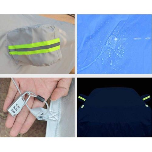  Car Covers GJ, High Density Reverse Lint, Car Umbrella Tent Car Sunshade, with Mirror Pocket,with Anti-UV,Water-Proof, Proof Wind, Snow, for Any All Conditions