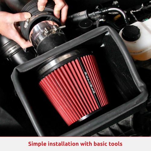  Car air purifier Spectre Performance 9903 Air Intake Kit with Red hpR Filter for GM Truck V8