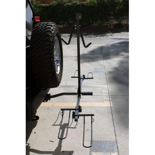  Car bike rack M2 Outlet Double Bike Hitch Mount Rack 1-1/4 2 Receiver Rear Carrier Locking Pin