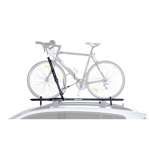  Car bike rack Rhino Rack Roof Top Hybrid Bike Carrier with Ratchet Arm and Multiple Locking Systems to Avoid Theft