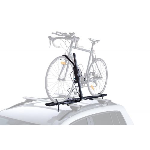  Car bike rack Rhino Rack Roof Top Hybrid Bike Carrier with Ratchet Arm and Multiple Locking Systems to Avoid Theft