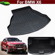 Car mats Kaitian 1pcs New Leather Car Rear Trunk Cargo Mat Cargo Liner Cargo Tray Boot Mat Boot Liner Boot Tray Custom Fit for BMW X6 2009 2010 2011 2012 2013 2014 2015 2016 2017 2018 2019