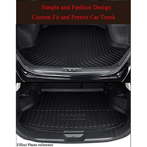  Car mats Kaitian 1pcs New Leather Car Rear Trunk Cargo Mat Cargo Liner Cargo Tray Boot Mat Boot Liner Boot Tray Custom Fit for BMW X6 2009 2010 2011 2012 2013 2014 2015 2016 2017 2018 2019