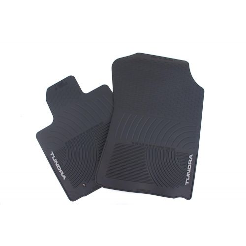  Car mats Genuine Toyota Accessories PT908-3400W-02 Front All-Weather Floor Mat - (Black), Set of 2