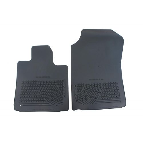  Car mats Genuine Toyota Accessories PT908-3400W-02 Front All-Weather Floor Mat - (Black), Set of 2