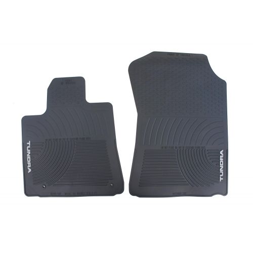  Car mats Genuine Toyota Accessories PT908-3400W-02 Front All-Weather Floor Mat - (Black), Set of 2