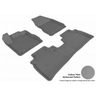 Car mats 3D MAXpider Complete Set Custom Fit All-Weather Floor Mat for Select Nissan Murano Models - Kagu Rubber (Gray)