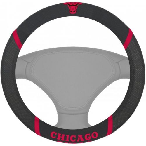  Car mats 5pcs NBA CHICAGO BULLS RUBBER FLOOR MATS & STEERING COVER for CAR TRUCK VAN