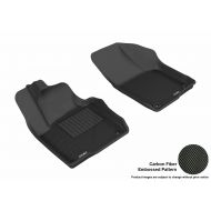 Car mats 3D MAXpider Front Row Custom Fit All-Weather Floor Mat for Select Volkswagen Jetta Models - Kagu Rubber
