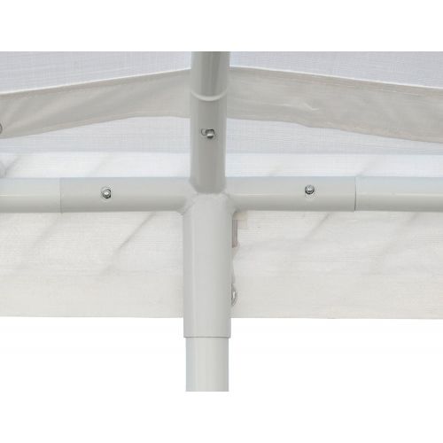  Caravan Canopy 10 X 20-Feet Domain Carport, White