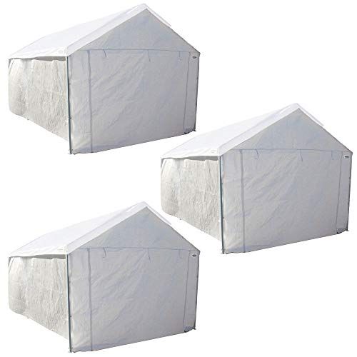  Caravan Canopy Car Port 6 Leg Tent Sidewalls (3 Pack)