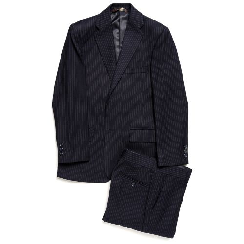  Caravelli Junior Boys Navy Pinstripe 2-piece Suit by Caravelli