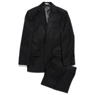 Caravelli Junior Boys Black Pinstripe 2-piece Suit by Caravelli