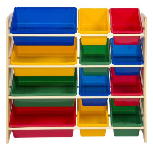 Caraya Toy Bin Kids Storage Box Playroom Bedroom Shelf Drawer