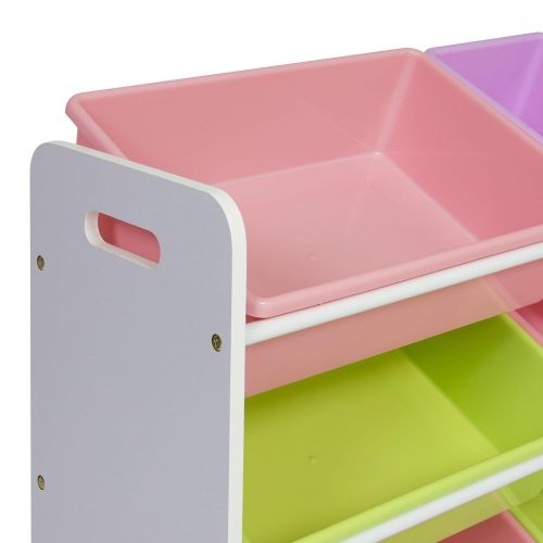  Caraya Kids Storage Box Playroom Bedroom Shelf Drawer Toy Bin Pastel
