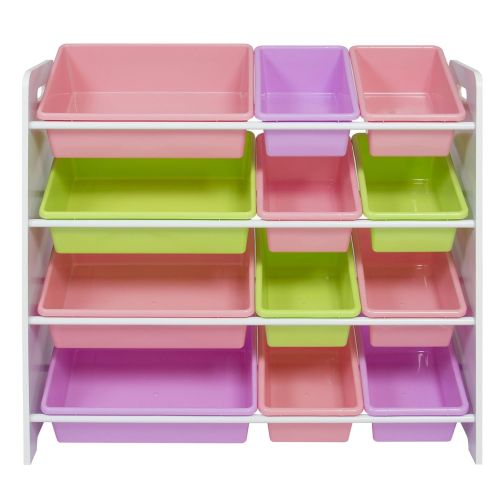  Caraya Kids Storage Box Playroom Bedroom Shelf Drawer Toy Bin Pastel