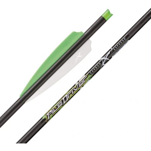  Carbon Express PileDriver Fletched Carbon Crossbolt with 4-Inch Vanes, 6-Pack