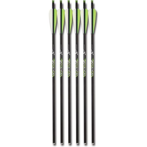  Carbon Express PileDriver Fletched Carbon Crossbolt with 4-Inch Vanes, 6-Pack