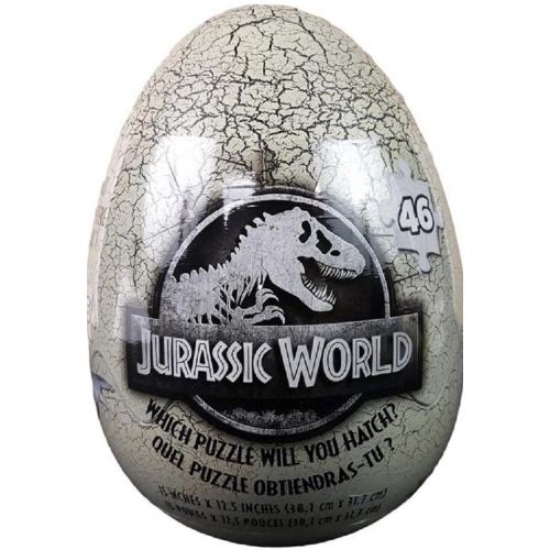  Cardinal Games Jurassic World 46-Piece Mystery Puzzle in Egg Packaging