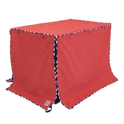  Cardinal & Crest Give a Dog a Bone Crate Cover | Completely Covers Kennels and Wire Crates with Double Access Door Panels