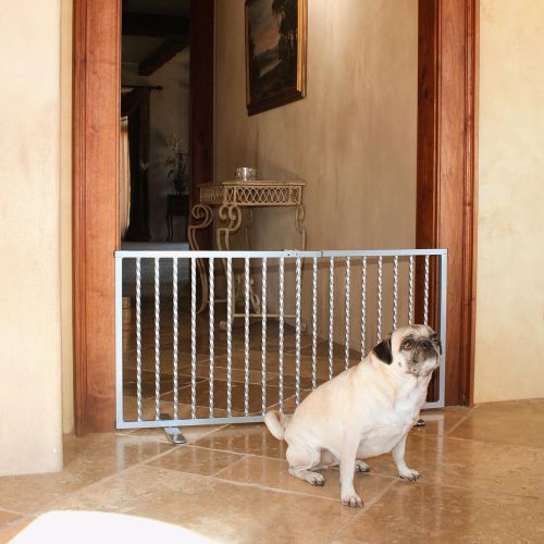  Cardinal Gates Wrought Iron Step Over Freestanding Pet Gate