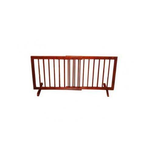  Cardinal Gates Step Over Free Standing Pet Gate Walnut 28 - 51.75 x 20