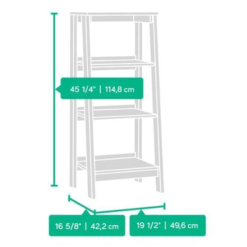  Care 4 Home LLC 3 Shelf Storage Bookcase, Made From Engineered Wood, Storage Space, Transitional Style, Space Saving, Practical, Suitable For Living Room, Bedroom, Office, Home Furniture + Expert