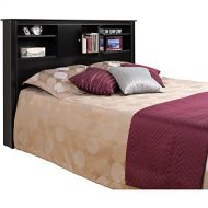 Care 4 Home LLC Storage Bookcase Headboard With Cubbies And Two Doors With Adjustable Hinges, Suitable For Full And Queen Size Bed, Practical, Bedroom Furniture, Black Color + Expert Guide