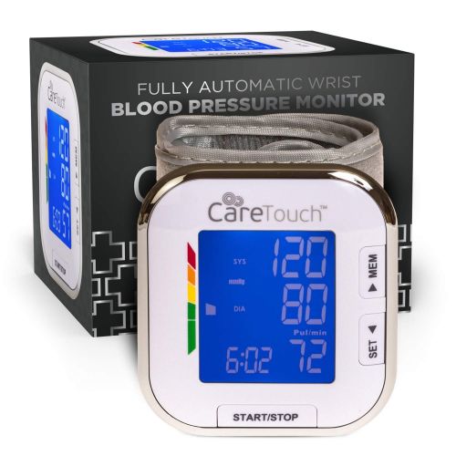  Care Touch Fully Automatic Wrist Blood Pressure Cuff Monitor - Platinum Series, 5.5 - 8.5 Cuff...