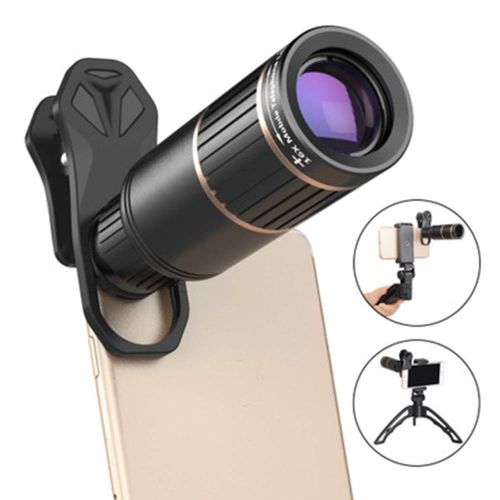  Care-eye Cell Phone Telephoto Lens, Universal High Power 16X Mobile Phone Lens Portable Clip-on Camera Attachment for iPhone X876s6Plus, Samsung Galaxy, Android and Most Smart