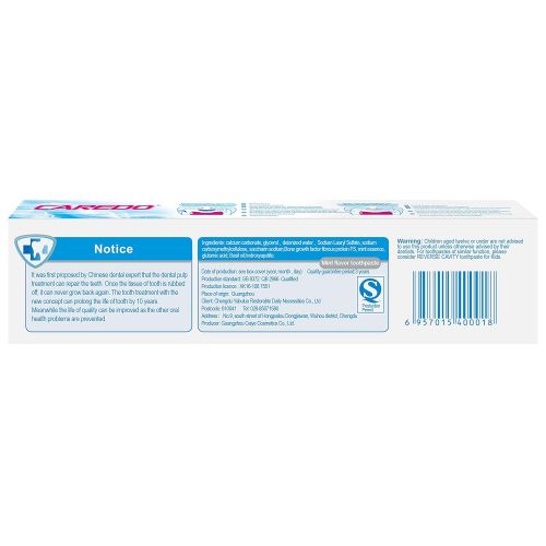  Caredo This toothpaste is the ONLY product to cure tooth decay for once, you’ll never need to worry about relapse...