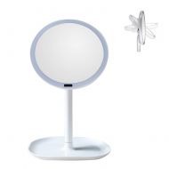 Carejoy Lighted Makeup Mirror 5X Magnifying Motion Sensor Mirror Rechargeable 360 Degree Rotation Infrared Induction Vanity Mirror Gifts